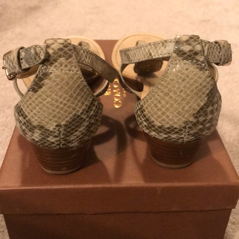Coach “Ingrid” Snakeskin Thong Sandal - Picture 4 of 6